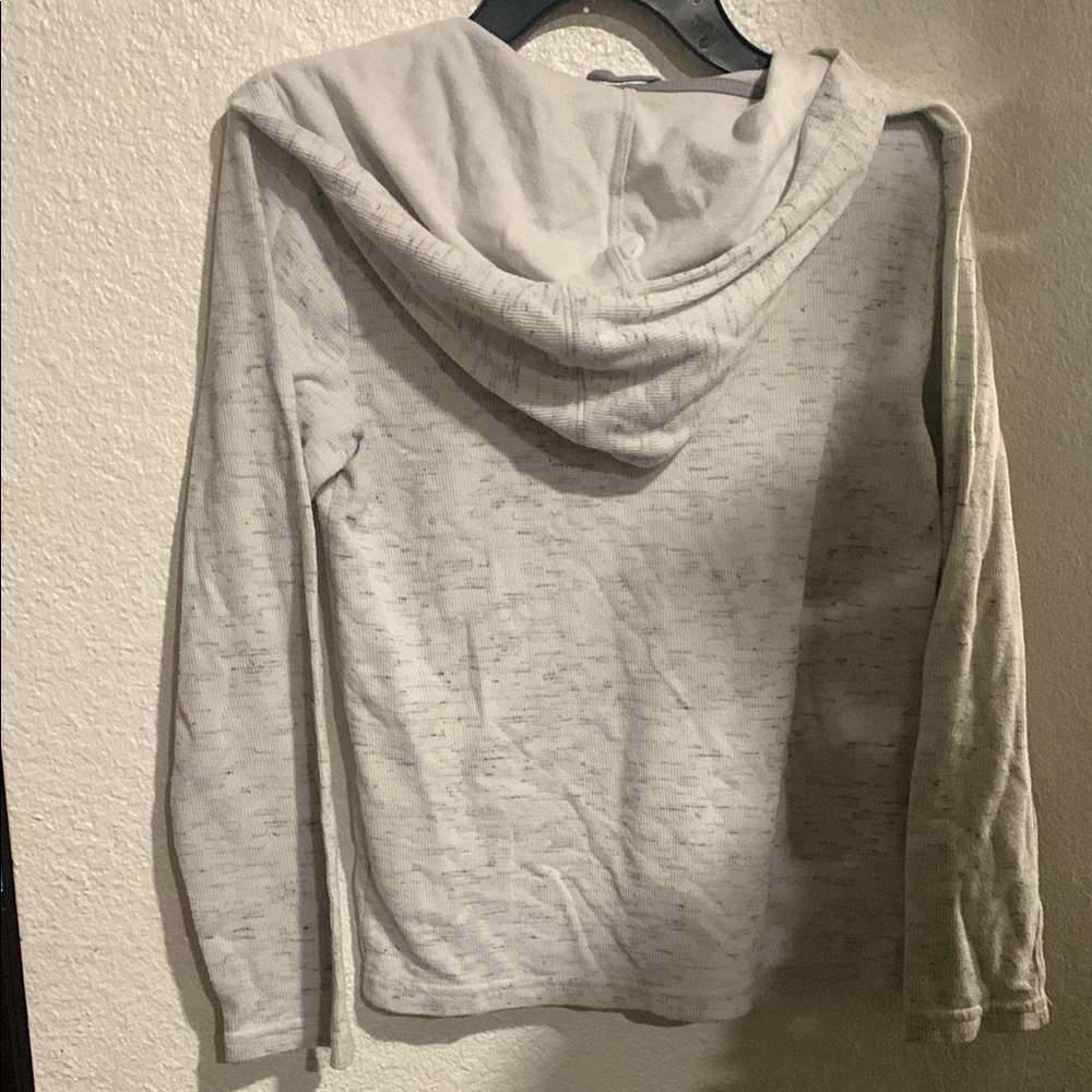 Cat & Jack Kids' White Hoodie with Pocket - Picture 3 of 8